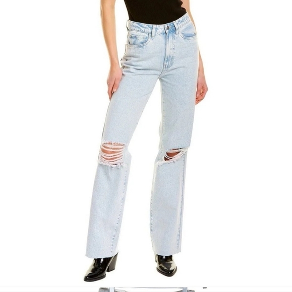 NEW....WeWoreWhat Distressed High Rise Dad Jeans...Size 28 - Picture 1 of 7